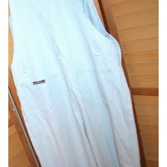 Vintage Overalls Bibbs 1970s San St. Tropez Stripes - Picture 8 of 9